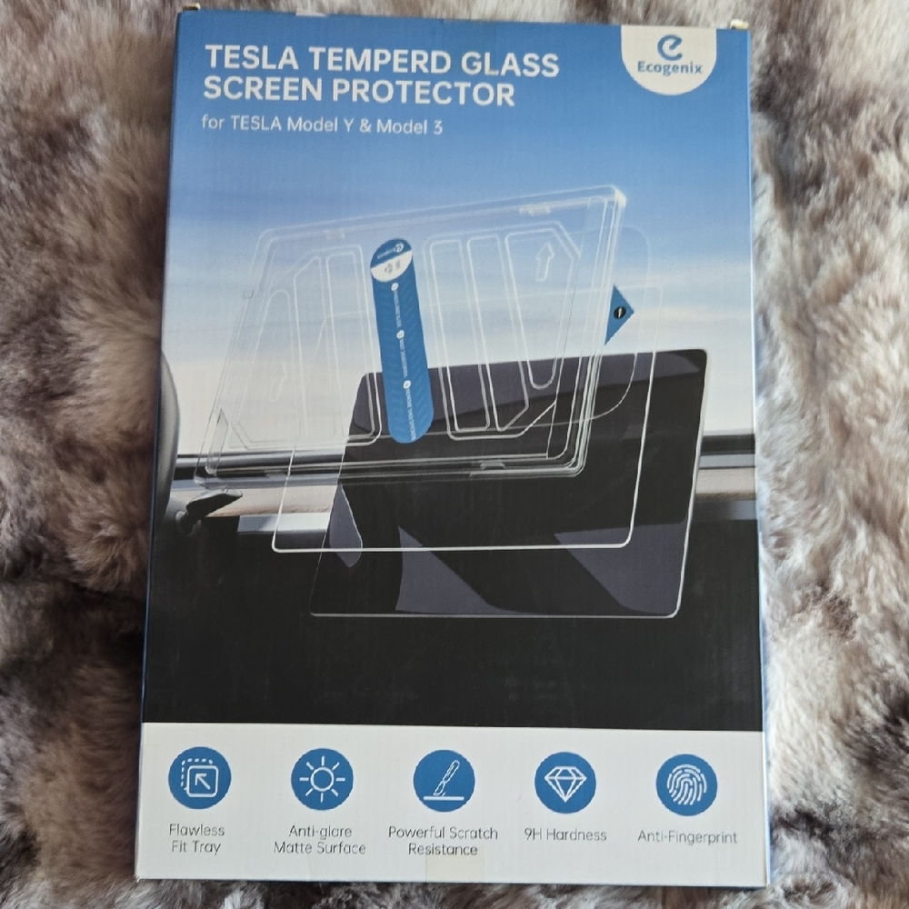Tempered Glass Screen Protector - Black